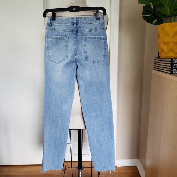 OAT Mid Rise Straight Ankle Jeans Size 25 NEW! - Picture 4 of 12